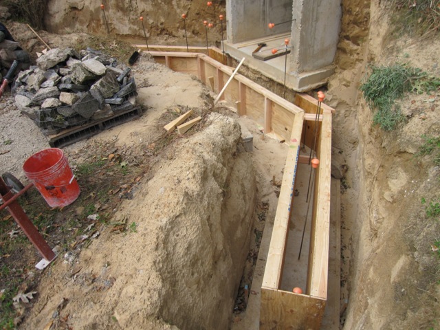 Root Cellar Retaining Wall Brainright, Diy Concrete Basement Forms