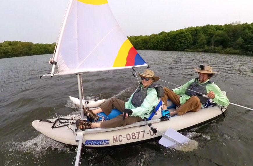 How to Turn an Inflatable Kayak into a Sailboat